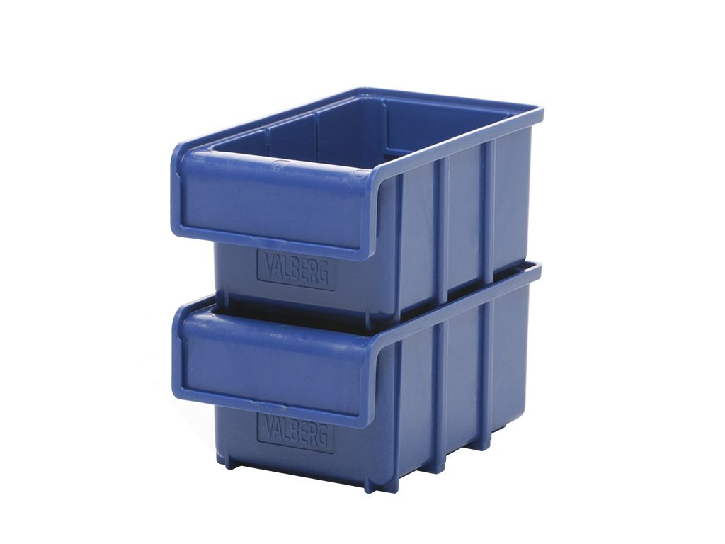 Ящик пластиковый Практик 170x105x80 синий