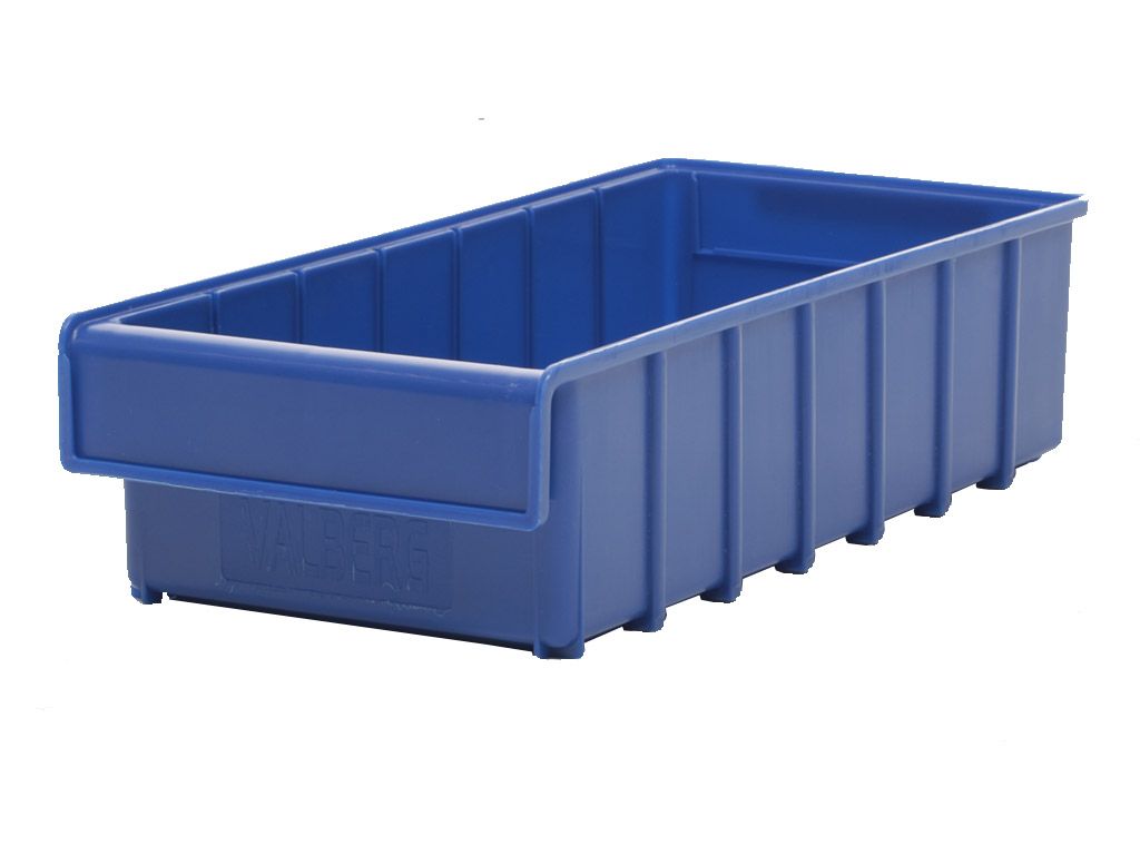 Ящик пластиковый Практик 400x185x100 синий